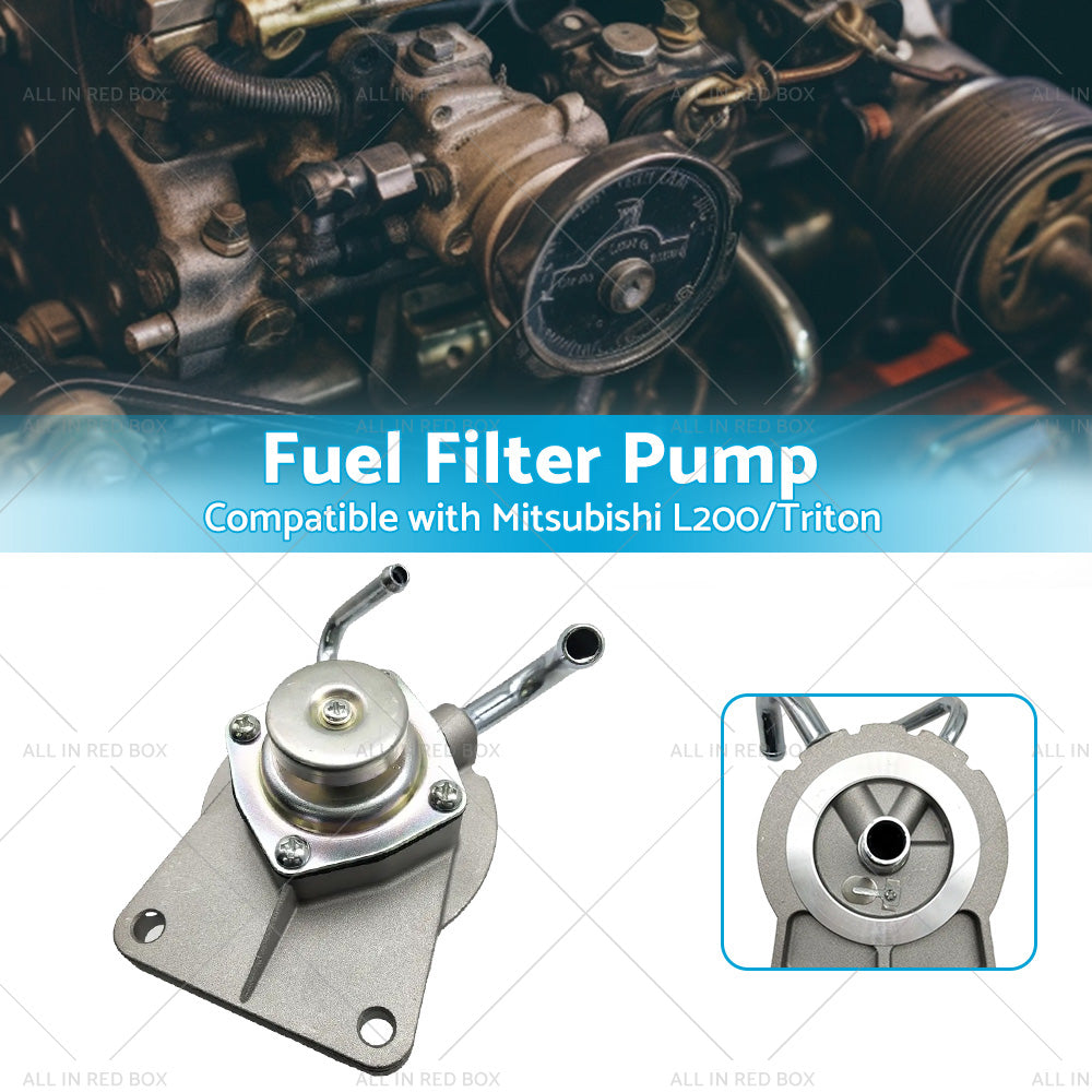 Diesel Fuel Filter Primer Pump Suitable For Mitsubishi Triton ML MN 2. 5L 05-15-2