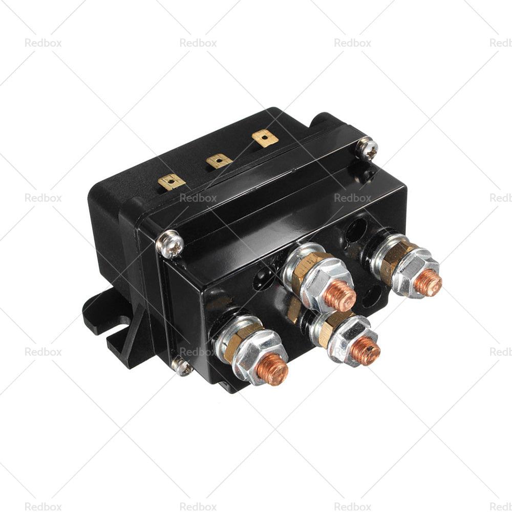 500A 12V HD Electric Contactor Winch Solenoid Twin Wireless Remote Recovery 4x4-4