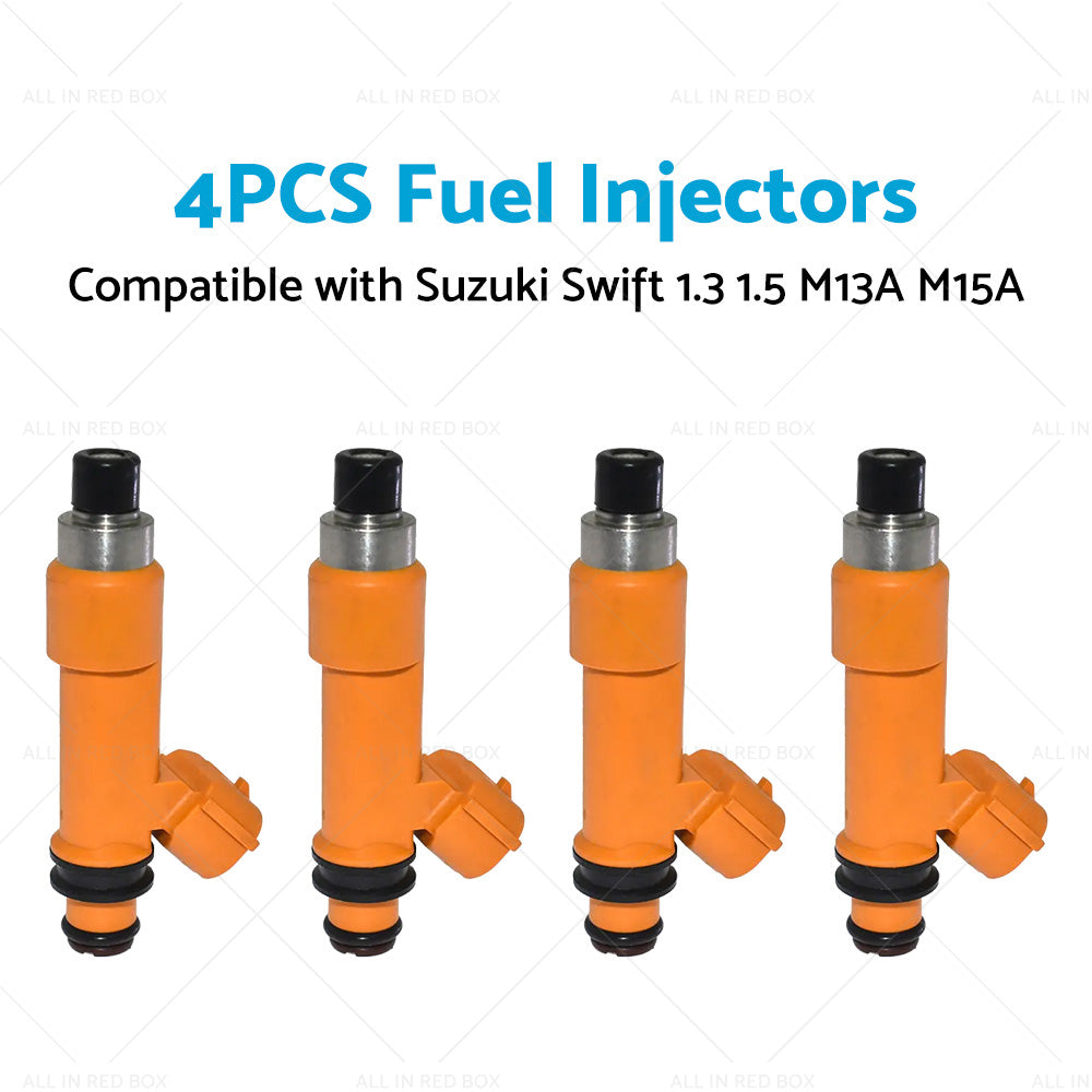 4PCS Fuel Injector 297500-0120 Suitable for Suzuki Swift 1. 3 1. 5 M13A M15A 05-16-3