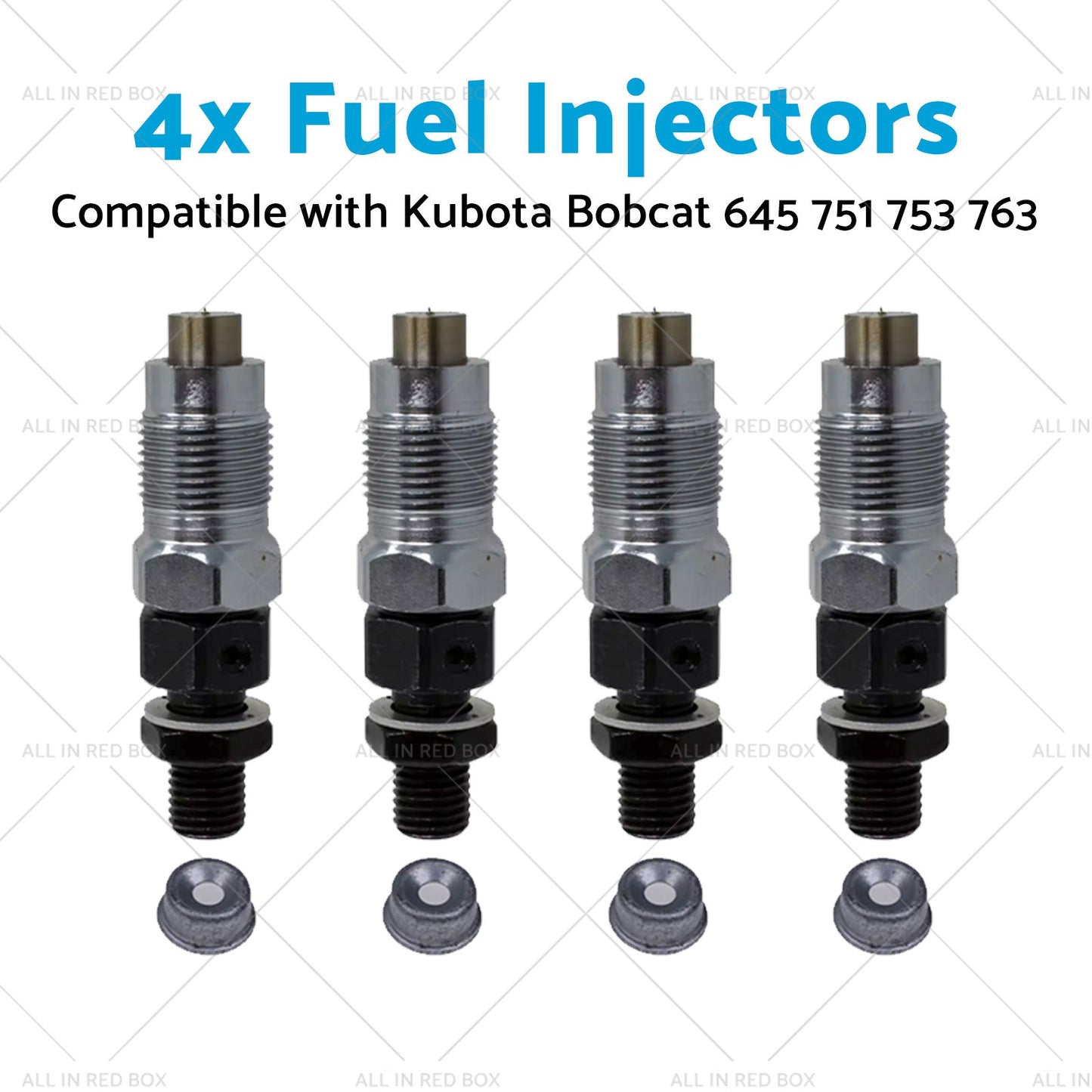 7023120 6722147 4x Fuel Injectors 6722147 Suitablefor 645 751 753 763 773 Kubota-4