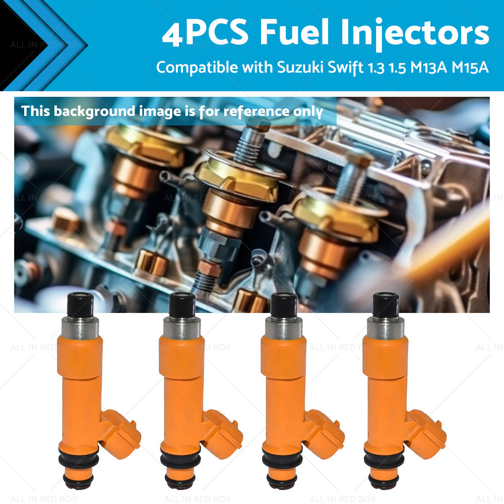4PCS Fuel Injector 297500-0120 Suitable for Suzuki Swift 1. 3 1. 5 M13A M15A 05-16-0