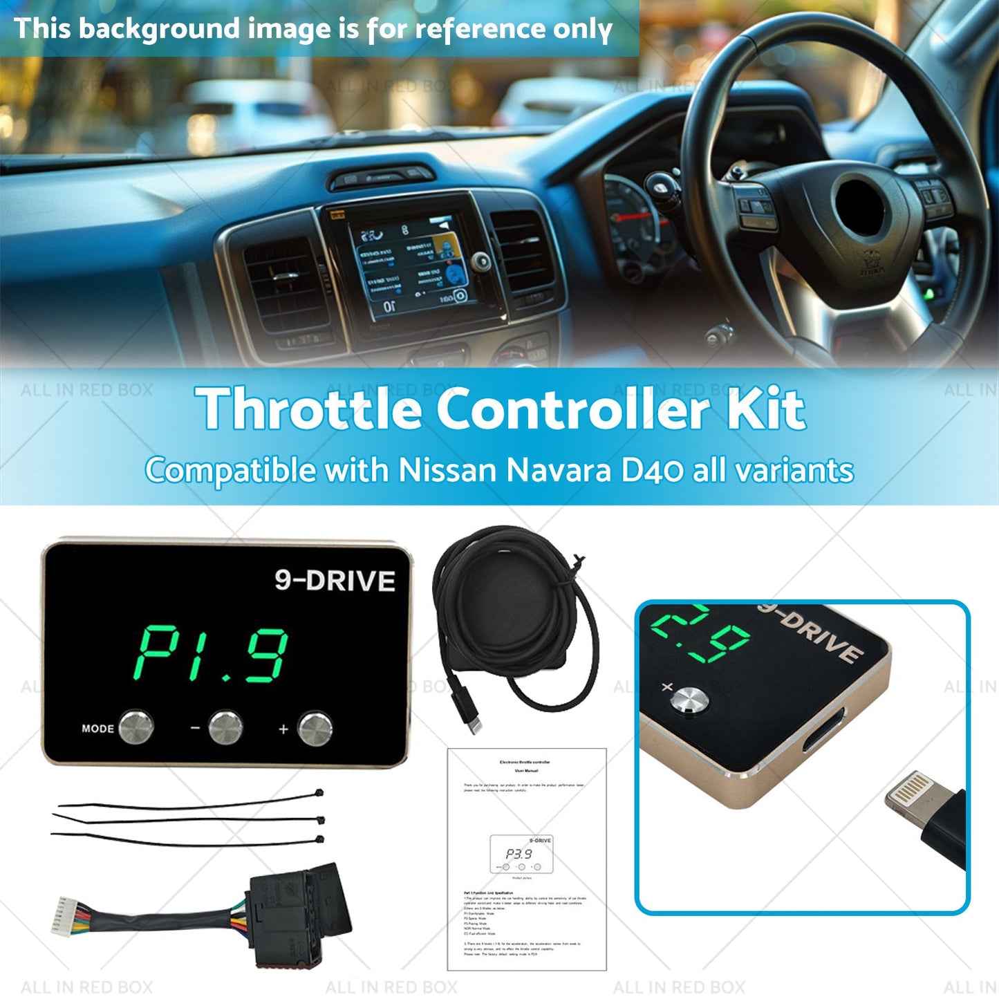 Electronic Throttle Controller Kit Suitable for Nissan Navara D40 2006-2015-1