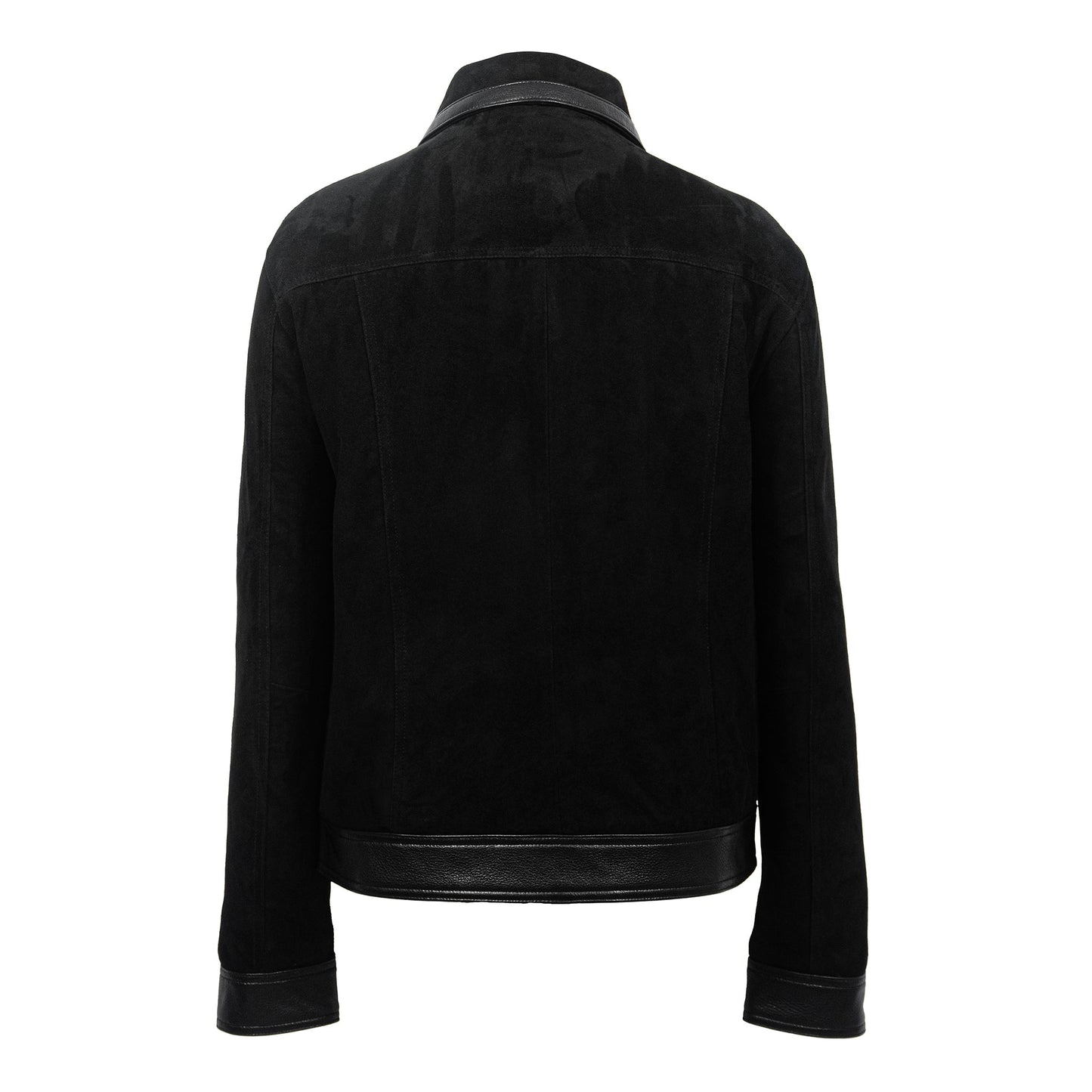 Shadowline Goat Suede Jacket – Matte Black-1