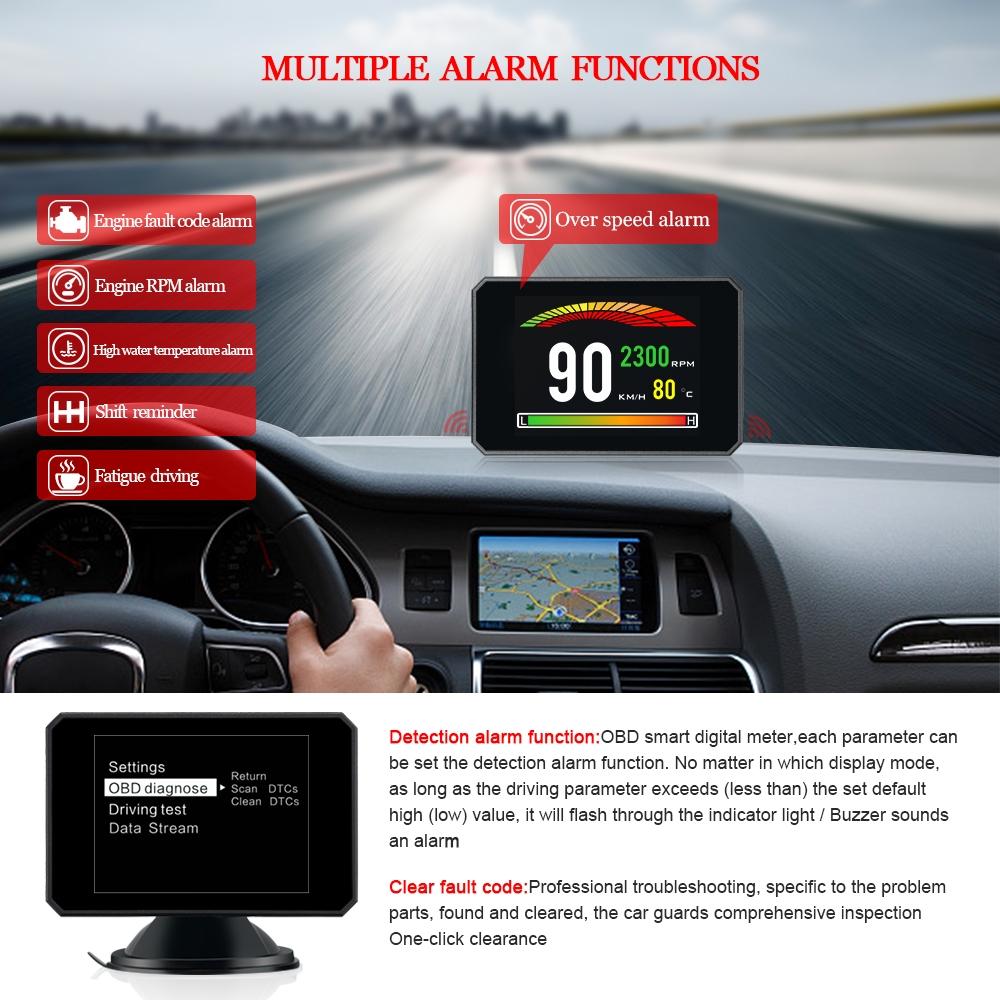 Car Hud Head Up Display Obd2 Code Eliminator
