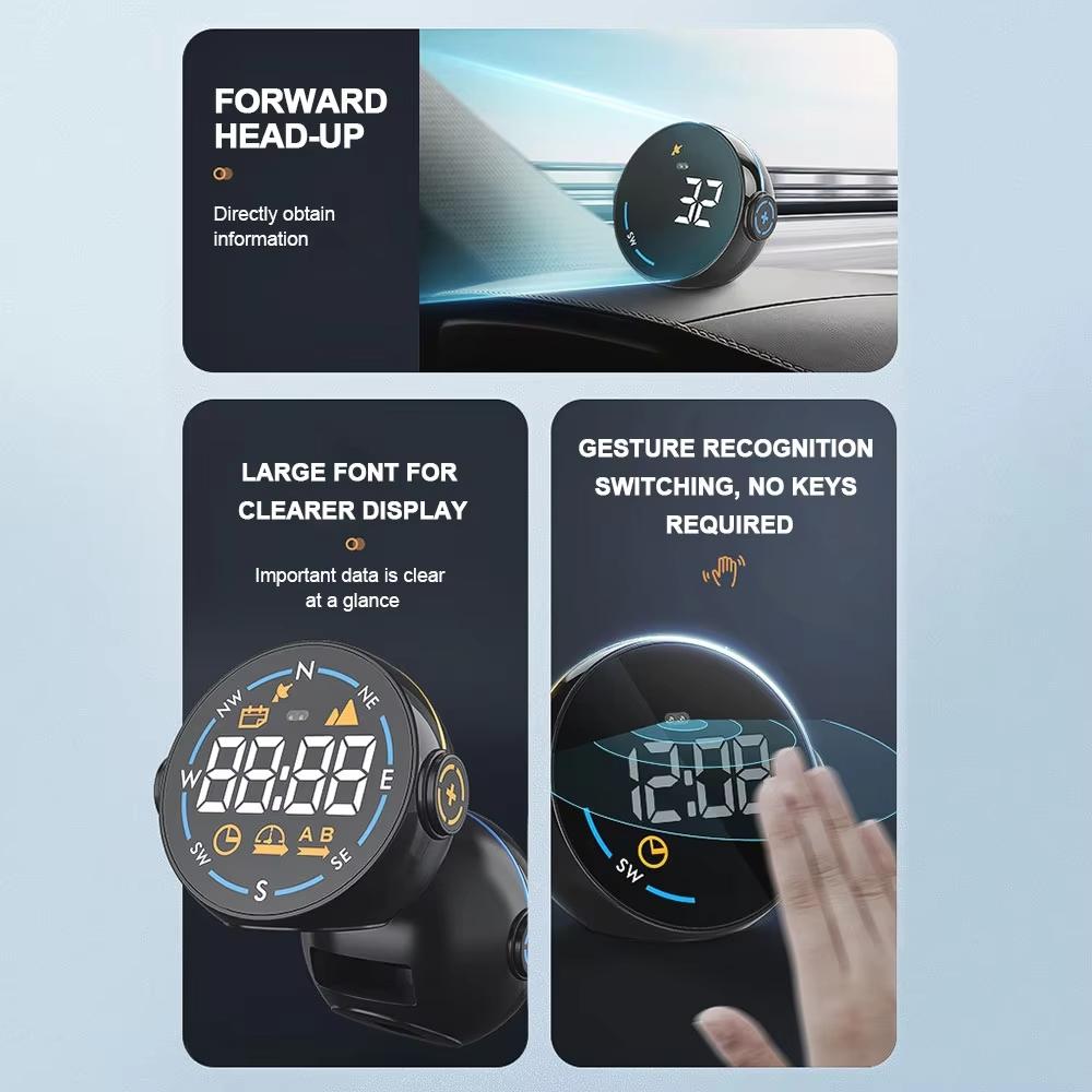 Usb Car Gps Altitude Meter Head Up Display