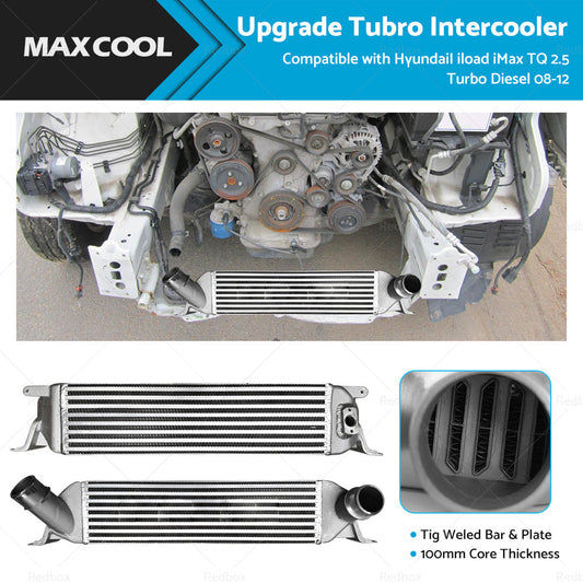 Upgraded Intercooler Fit HyundaiI iload iMax TQ 2. 5 Turbo Diesel 2008-2012 100MM-0