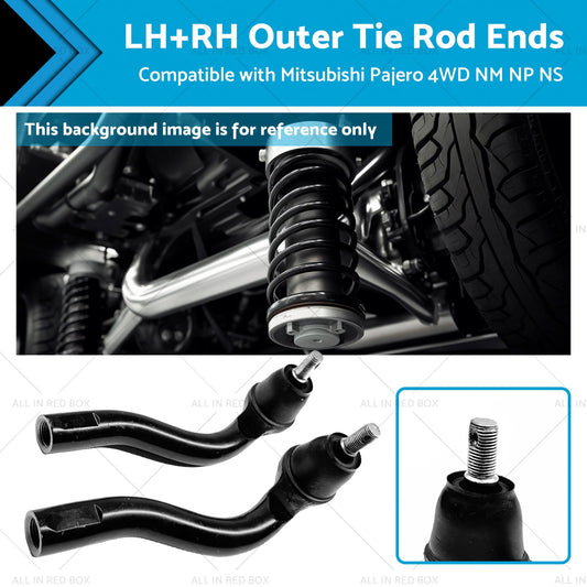 LHRH Outer Tie Rod Ends Suitable for Mitsubishi Pajero Commercial Triton 4WD ML-0