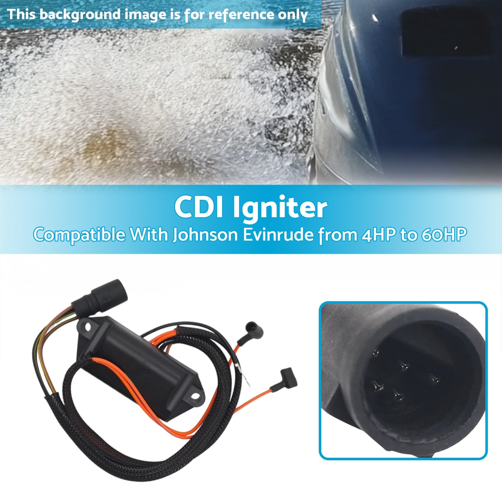 Ignition Module Suitable For Johnson Evinrude 4HP 5HP 6HP 1986-2005-2