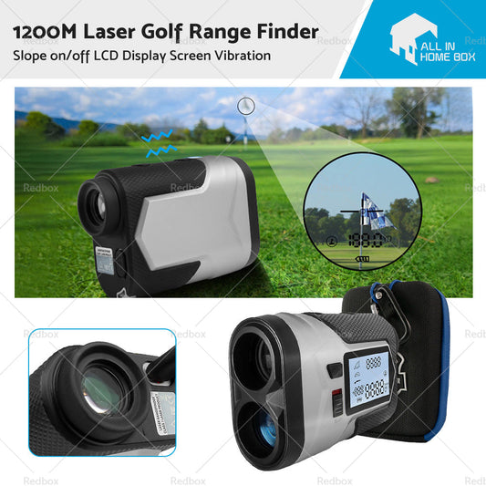 1200M Laser Golf Range Finder Slope on or off LCD Display Screen Vibration-0