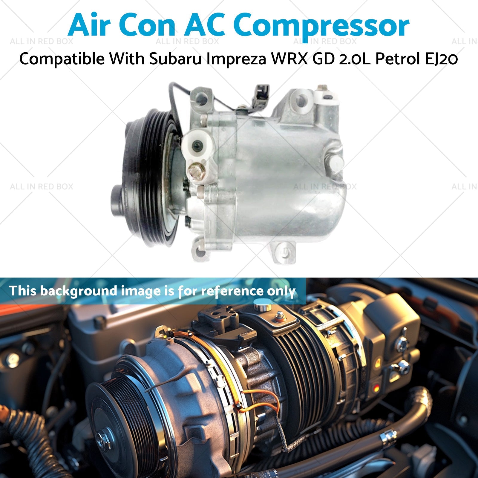 Air Conditioning Compressor Suitable for Subaru Impreza WRX GD 2.0L Petrol EJ20-4