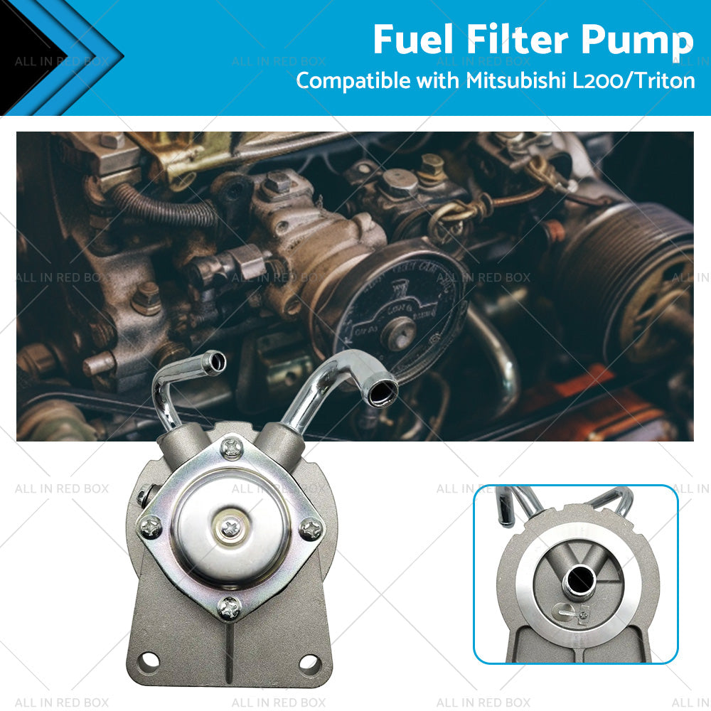 Diesel Fuel Filter Primer Pump Suitable For Mitsubishi Triton ML MN 2. 5L 05-15-0